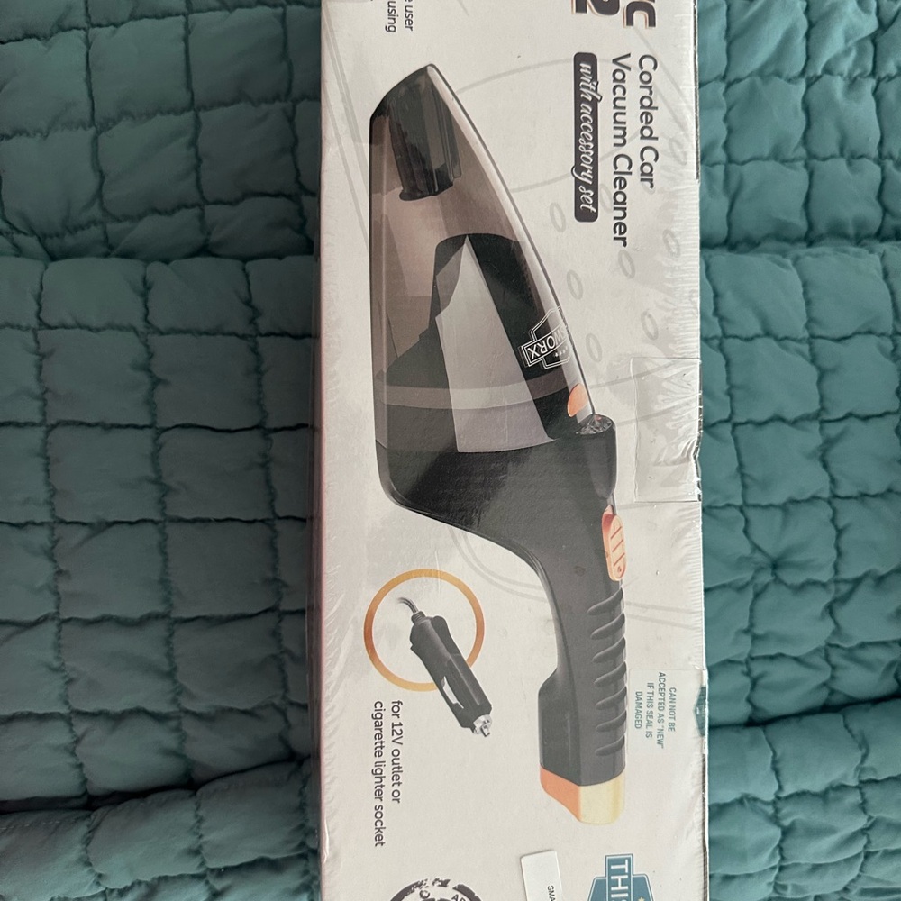 Black Corded Car Vacuum Cleaner